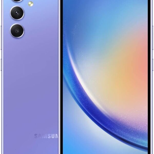 Samsung Galaxy A34 5G 6.6 Inch MediaTek Dimensity 1080 Dual SIM 6GB RAM 128GB Storage Android 13 Awesome Violet Mobile Phone