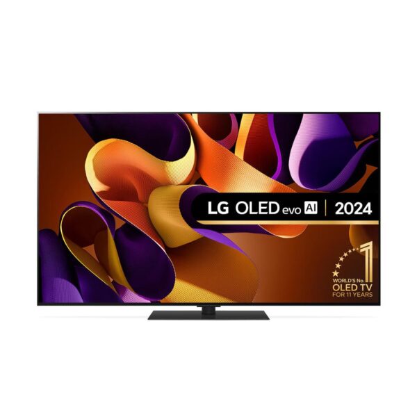 LG OLED evo G4 2024 65 Inch 3840 x 2160 Pixels 4K Ultra HD HDMI USB Bluetooth HDR Smart TV