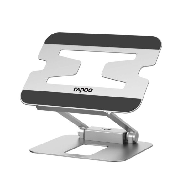 Rapoo UCS-5001 Silver Notebook Stand with Magnetic 5-in-1 USB-C Multiport Hub