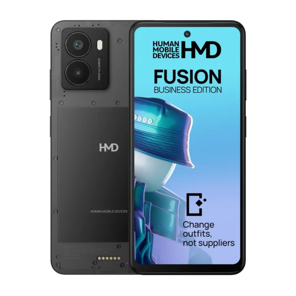 HMD Fusion Business Edition 6.56 5G Inch Dual SIM 8GB RAM 256GB Storage Black Mobile Phone