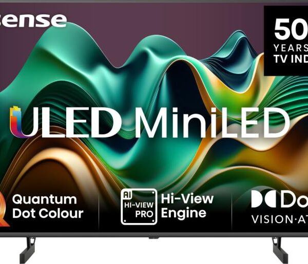 Hisense U6N 50 Inch 3840 x 2160 Pixels 4K Ultra HD HDMI USB Bluetooth Mini LED Smart TV