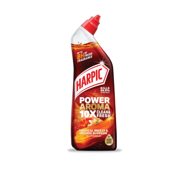 Harpic Power Aroma Toilet Cleaning Gel Tropical Breeze & Orange Blossom 750 ml - 3309954