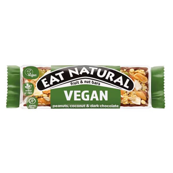 Eat Natural Simple Vegan Fruit & Nut Gluten Free Bar 40g (Pack 12 x 40g) - 0401376