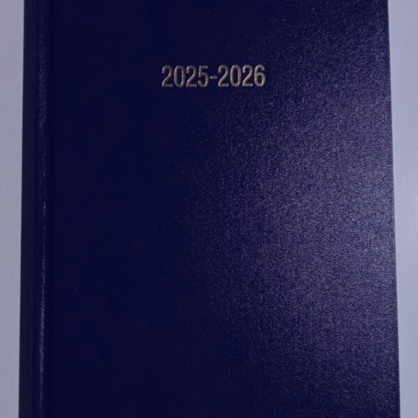 ValueX Academic Mid Year A5 Week To View Diary 2025/2026 Blue - A53 Blue