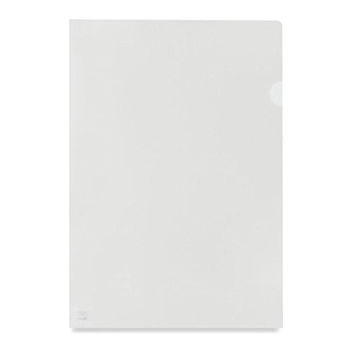 ValueX Cut Flush Folder Polypropylene A4 100 Micron Orange Peel Clear (Pack 100) - 400198023