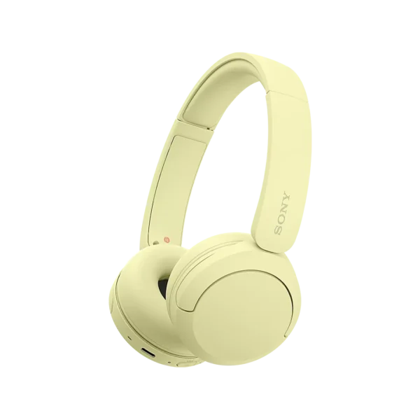 Sony WH-CH520 Wireless Bluetooth Yellow Headphones