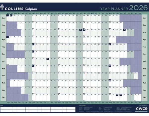 Collins Colplan Year Planner A1 2026 CWC9-26 - 822154