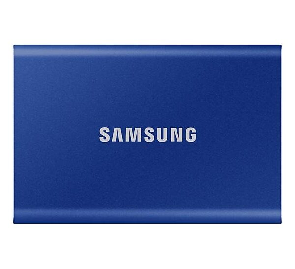 Samsung T7 500GB USB-C Blue Portable External Solid State Drive