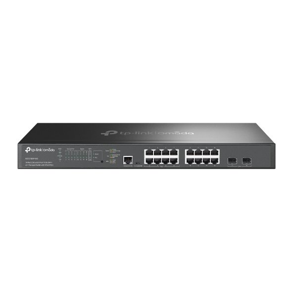 TP-Link 16 Port SFP+ L2+ Managed Network Switch with 8 Port PoE+