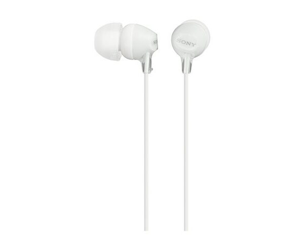 Sony MDR-EX15LP 3.5mm Connector Wired White Earphones