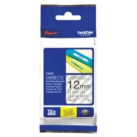 Brother Black On Clear Label Tape 12mm x 8m - TZE131
