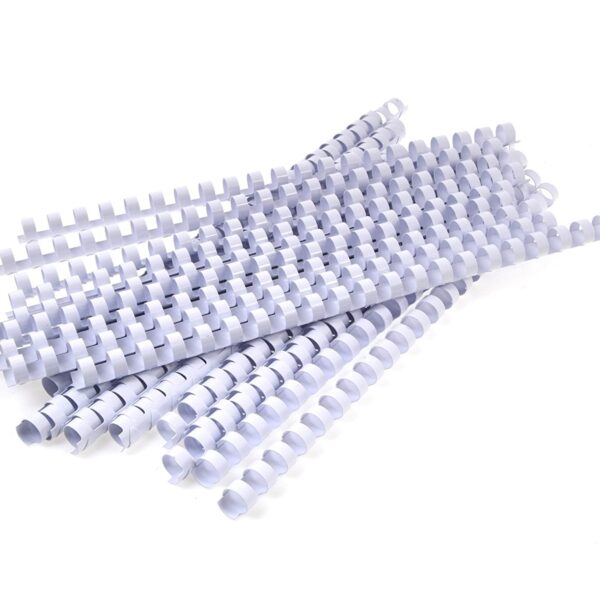 ValueX Binding Comb A4 8mm White (Pack 100) 6200201