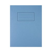 Silvine 9x7 inch/229x178mm Exercise Book Ruled Blue 80 Pages (Pack 10) - EX104