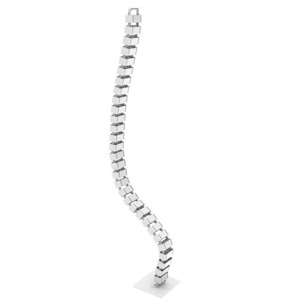 Air Height Adjustable Cable Spine White - HA01527