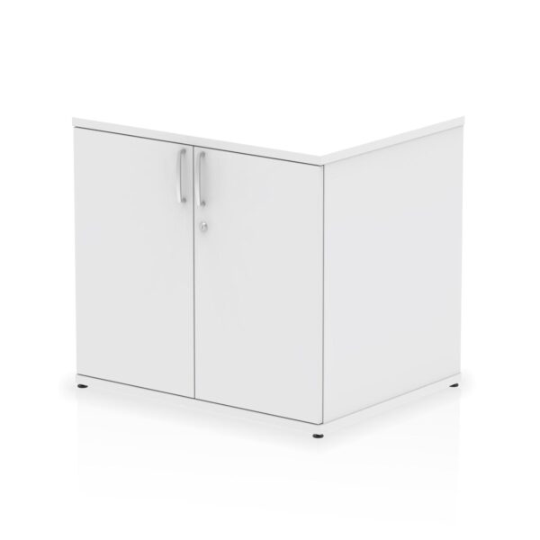 Dynamic Impulse 600mm Deep Desk High Cupboard White I000182