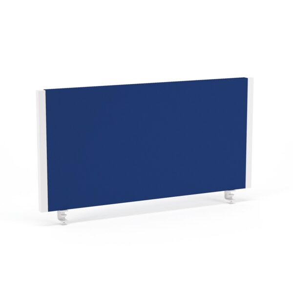 Impulse Straight Screen W800 x D25 x H400mm Blue With White Frame - I004617