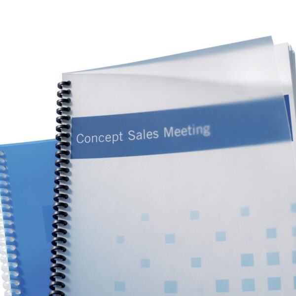 GBC Polyclear Binding Cover A4 300 Micron Frosted (Pack 100) IB386848