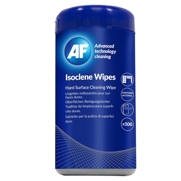 AF Isoclene Cleaning Wipes Tub (Pack 100) 30005371.0001EA