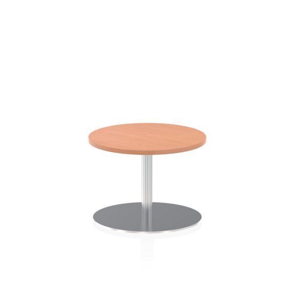 Dynamic Italia 600mm Poseur Round Table Beech Top 475mm High Leg ITL0100