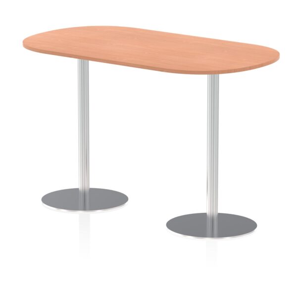 Dynamic Italia 1800mm Poseur Boardroom Table Beech Top 1145mm High Leg ITL0184