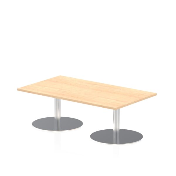 Dynamic Italia 1400 x 800mm Poseur Rectangular Table Maple Top 475mm High Leg ITL0265