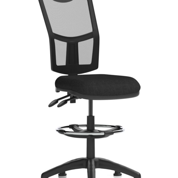 Eclipse Plus II Mesh Chair Black Hi Rise Kit KC0262