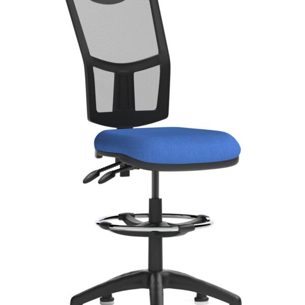 Eclipse Plus II Mesh Chair Blue Hi Rise Kit KC0263