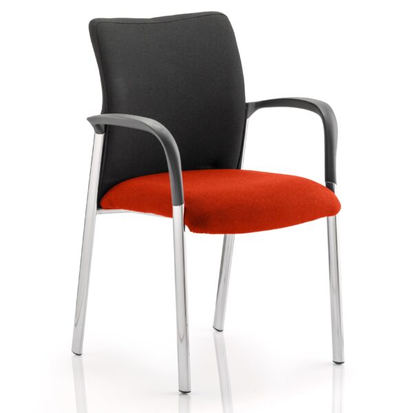 Academy Black Back Seat with Arms Tabasco Orange - KCUP0028