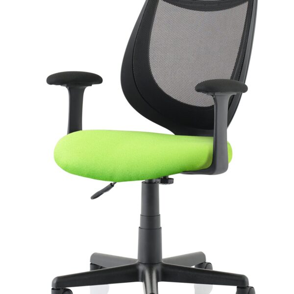Camden Black Mesh Chair in Myrrh Green KCUP1517