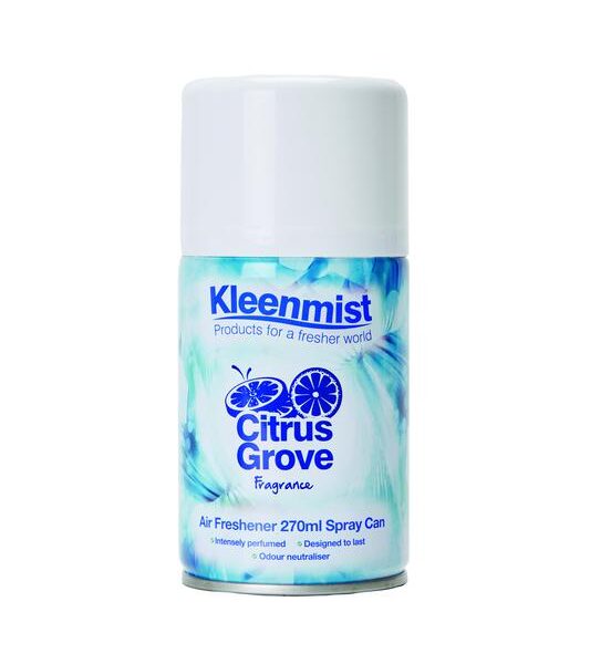 Kleenmist Aerosol Refill 270ml Citrus Grove (Pack 12) 1008172