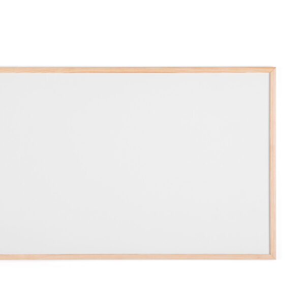 Bi-Office Non Magnetic Melamine Whiteboard Pine Wood Frame 900x600mm - MP07001010