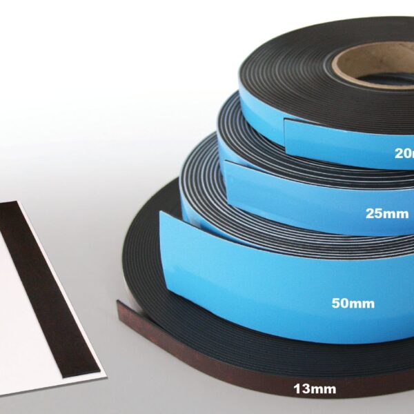 Beaverswood Magnetic Self-Adhesive Strip (Foam Adhesive) H20mmxW10m 1.5mm Thickness (Roll) - MSSA/20