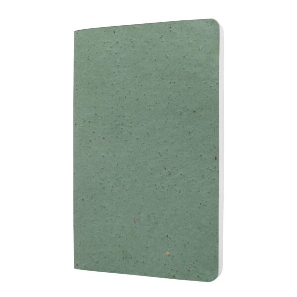 Sigel Re-Up Notebook A5 140x200x10mm Softcover Made Of Coffee Husks Pages Made Of Cotton Waste Vegan 100 100gsm Ruled Pages Green - RU103