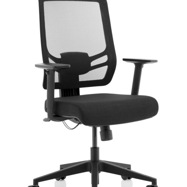 Ergo Twist Chair Black Fabric Seat Mesh Back OP000252