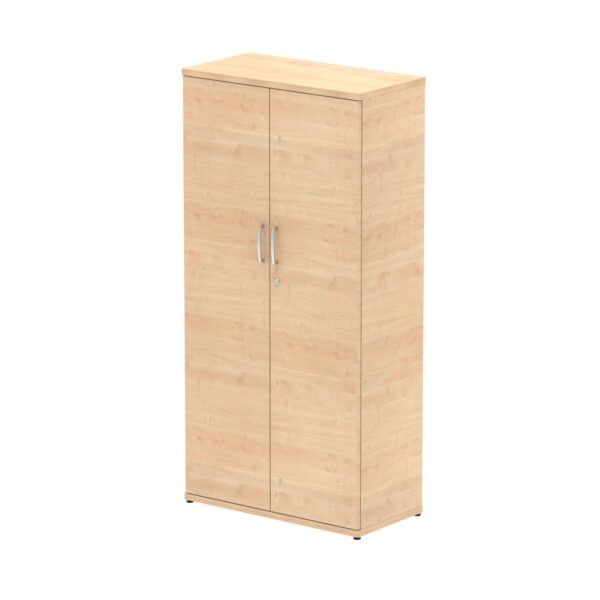 Dynamic Impulse W800 x D400 x H1600mm 3 Shelf Cupboard Maple Finish - S00015