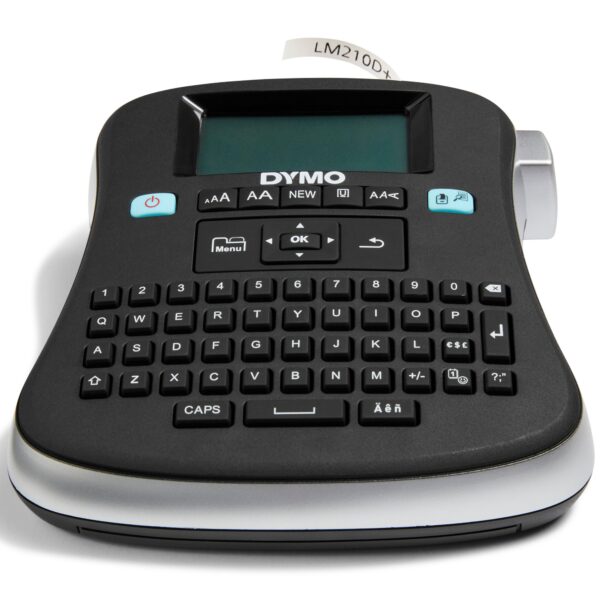 Dymo LabelManager 210D Desktop Label Printer QWERTY Keyboard Black/Silver - S0784440