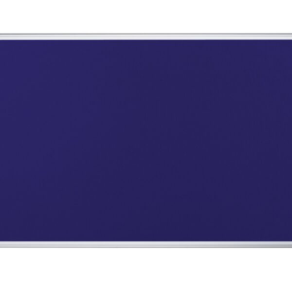 Bi-Office Maya Fire Retardant Blue Felt Noticeboard Aluminium Frame 900x600mm - SA0301170