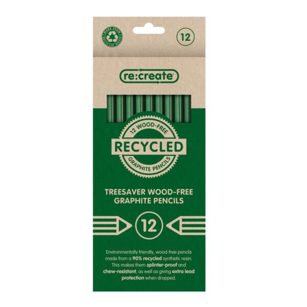 Re:create Treesaver Recycled HB Pencils (Box 12) - TREE12HB