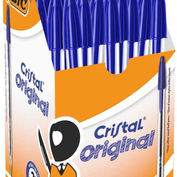 BIC Cristal Blue Medium Ballpoint Pk 50