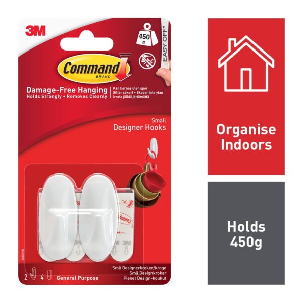 Command Small Designer Hooks 17082