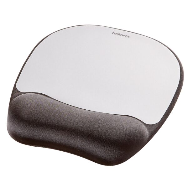 Memory Foam Mousepad Wrist Support Silve