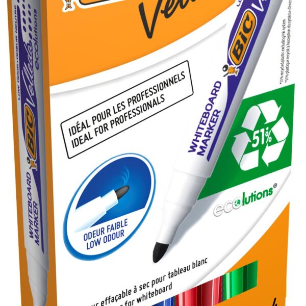 BIC Vellegda 1701 WBoard Mkr Bull Asstd