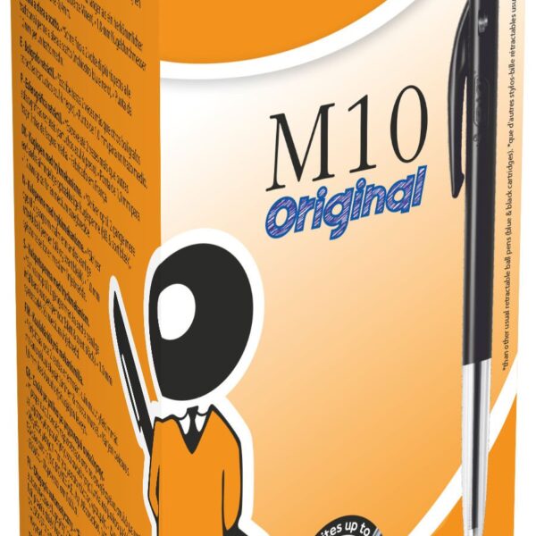 BIC M10 Clic Retractable Med 10mm Black
