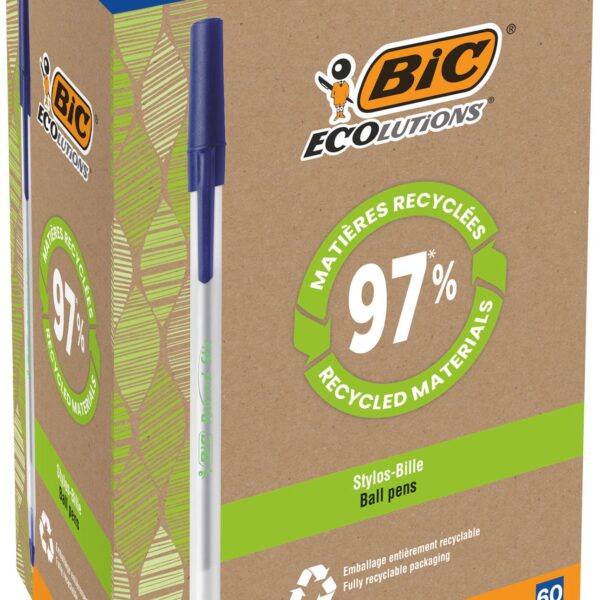 BIC Ecolutions Blue Stic Ball Pen