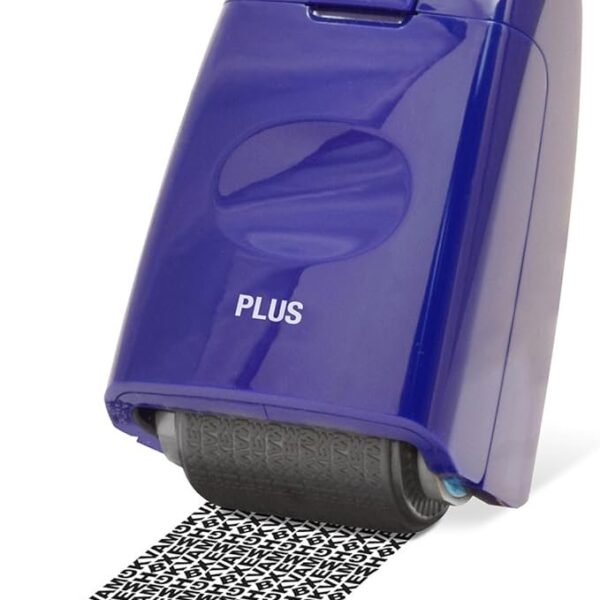 Plus By Pentel Guard Your ID Camouflage Roller Stamp Blue With Black Ink 38094