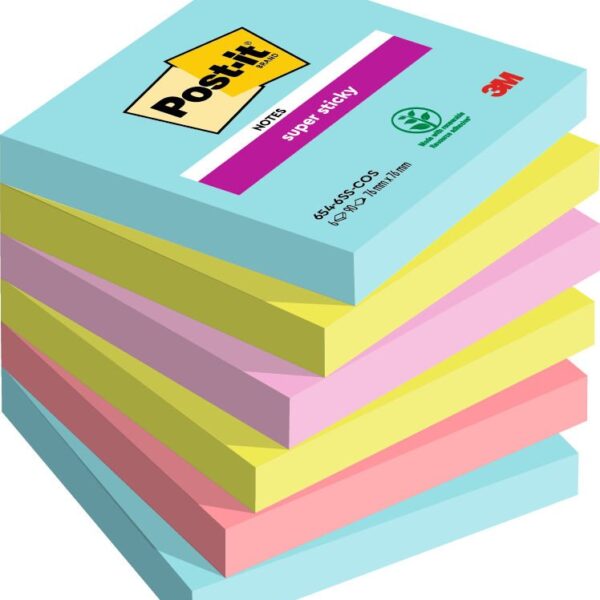 Post-it Super Sticky Notes, Cosmic Colou