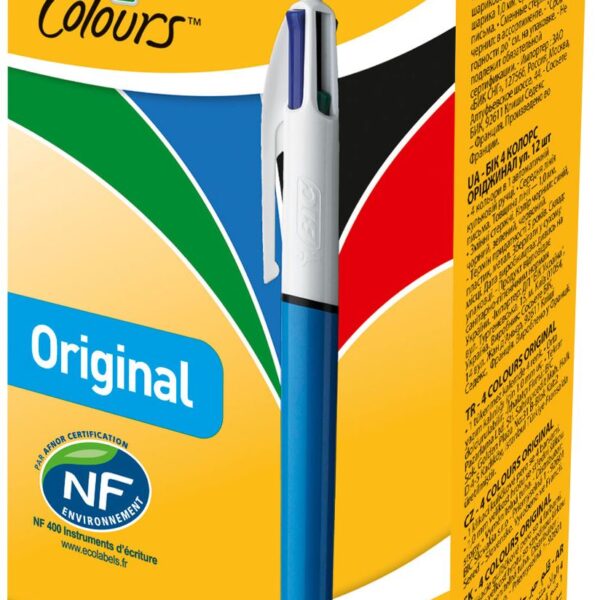 BIC 4 Colours Original Ballpoint Pens