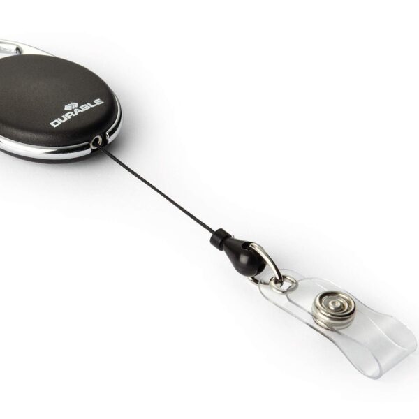 Durable STYLE Badge Reel Black