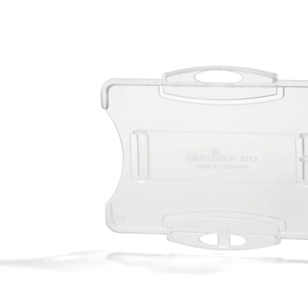 Durable ID Card Holder Clear