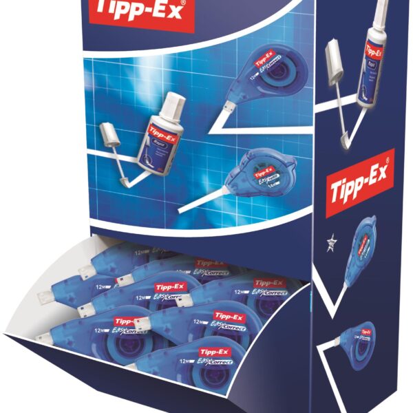 Tipp-Ex EasyCorrect Correction Tape Roller 4.2mmx12m White (Pack 15 + 5 Free) - 895951